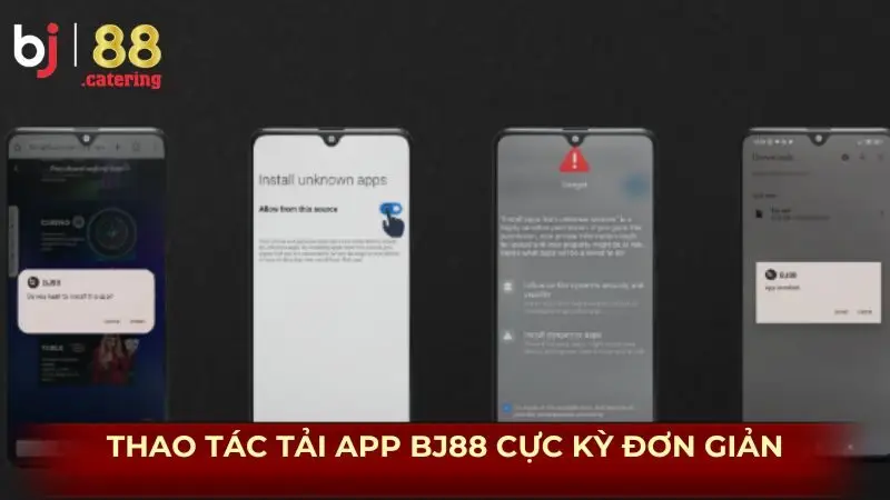 Thao tác tải app BJ88 cực đơn giản