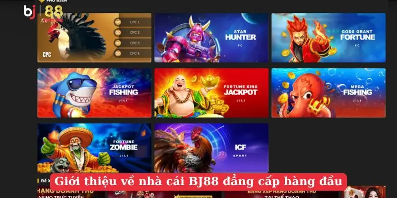 Giới thiệu về nhà cái BJ88 đẳng cấp hàng đầu